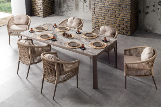 Mitra Dining Set by Terazzi