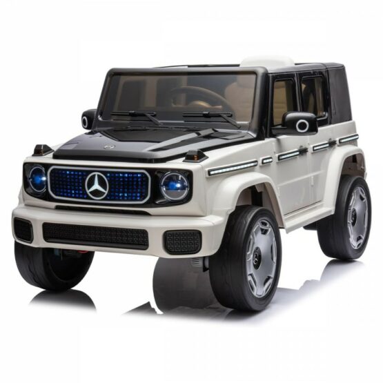 АВТОМОБИЛ НА АКУМУЛАТОР MERCEDES G-CLASS G63 БЕЛ 12V 9AH 121*74*62cm