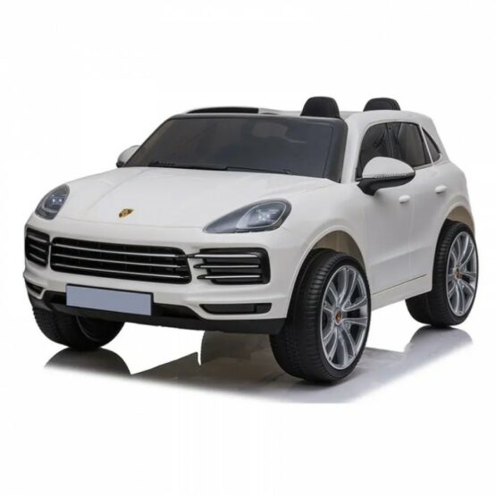 АВТОМОБИЛ НА АКУМУЛАТОР PORCHE CAYENNE БЕЛ 12V7AH 2*550 134*81.5*58cm